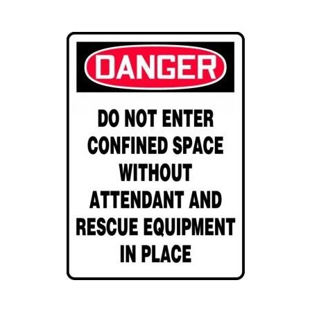 OSHA DANGER SAFETY SIGN DO NOT MCSP079VA